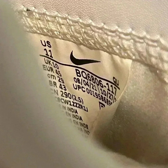 Men’s Size 11 - Nike Blazer '77 Vintage Mid White Mantra Shoes Sneakers High Top - Picture 9 of 9